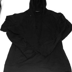 Men’s Black Fitted Hoodie